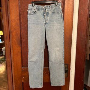 AGOLDE 90's Mid-Rise Relaxed Jeans | Size 26 | Light denim